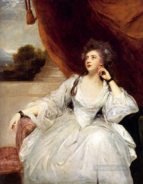 ジョシュア・レイノルズ Painting - スタンホープ夫人ジョシュア・レイノルズの肖像
